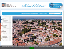 Tablet Screenshot of perneslesfontaines.fr